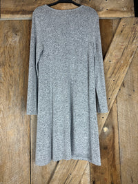 Cozy Heathered Sweater Dress