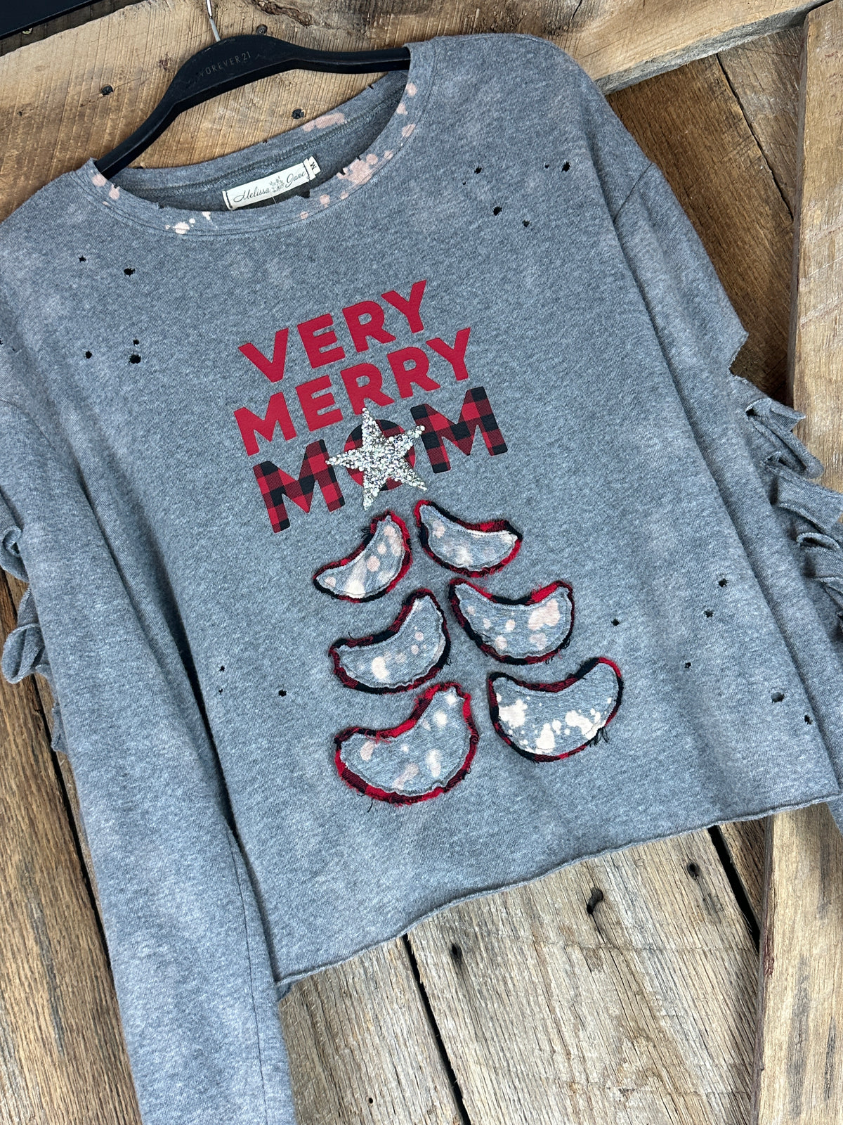 Very Merry Mom Bling Classic Sweatshirt