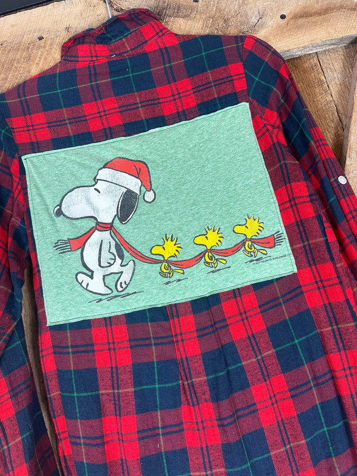 Snoopy Holiday Flannel