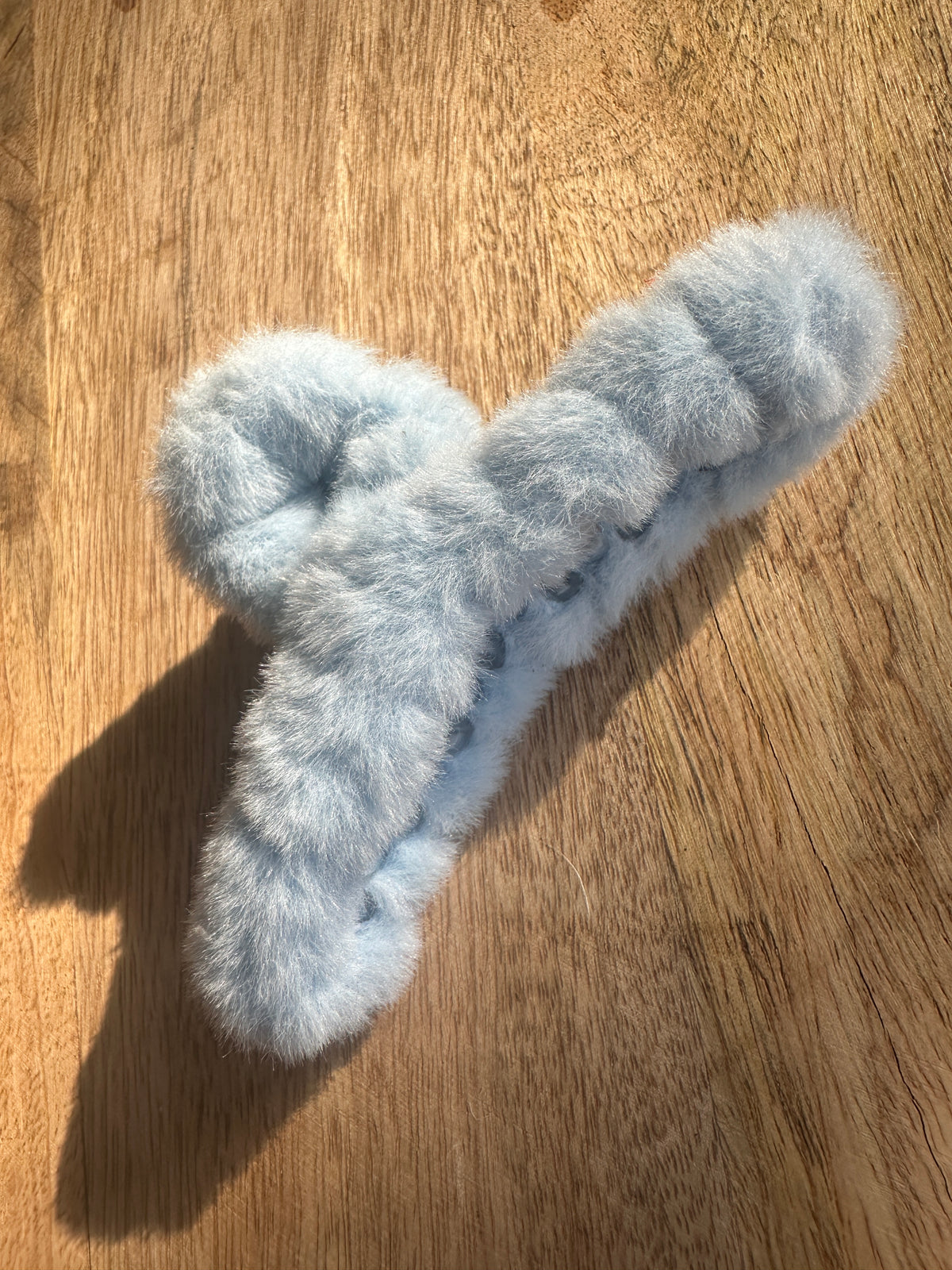Fur Hair Claw - Dusty Blue