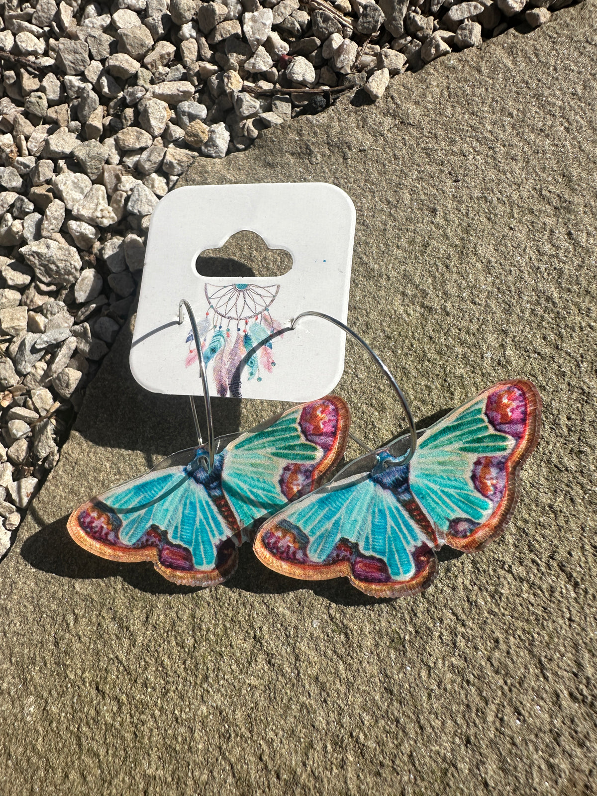 Hippie Butterfly Earrings
