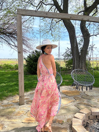 Island Getaway Racerback Bohemian Dress