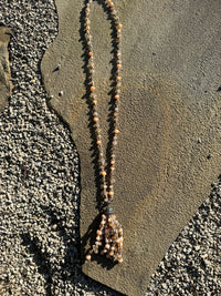 Bohemian Beaded Tassel Necklace