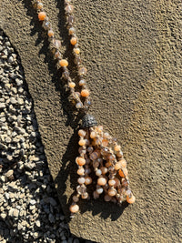 Bohemian Beaded Tassel Necklace