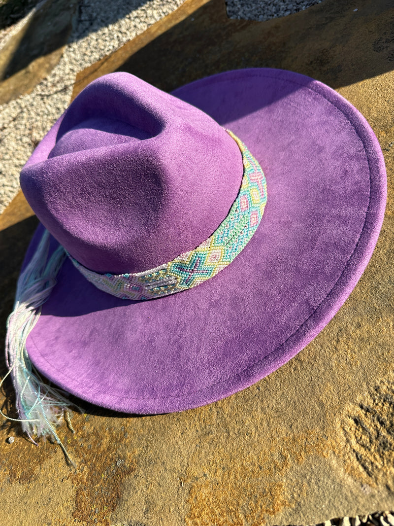 Lavender Haze Suede Hat