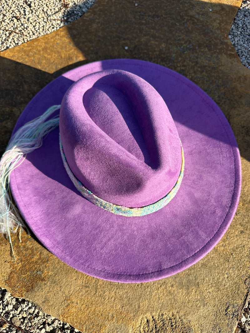 Lavender Haze Suede Hat
