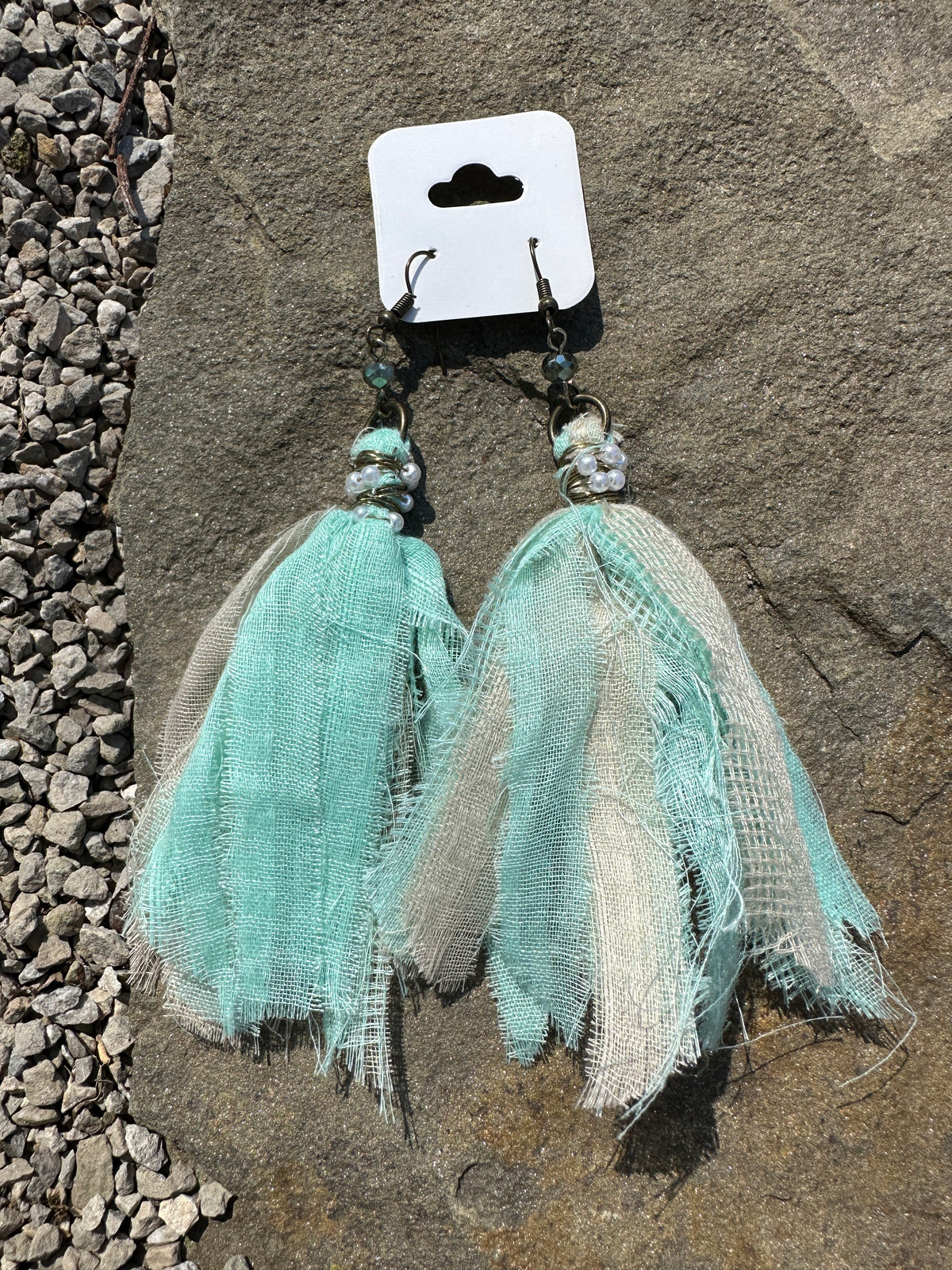 Artisan Lace Tassel Earrings