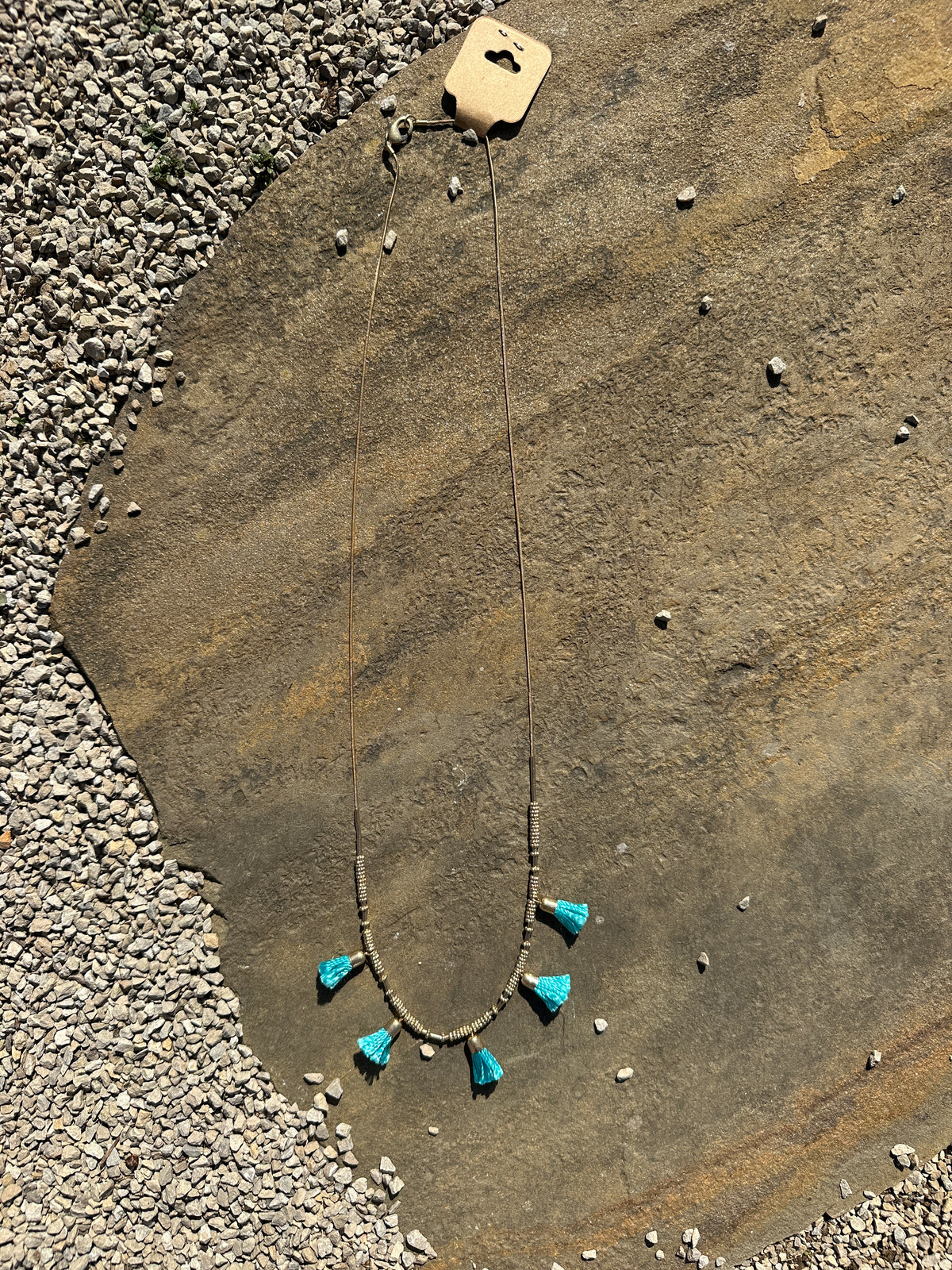 Bohemian Summer Waves Tassel Necklace