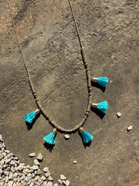 Bohemian Summer Waves Tassel Necklace