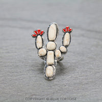 Ivory Cactus Statement Ring
