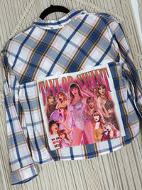 Glam Classic Crop Flannel - kids 14