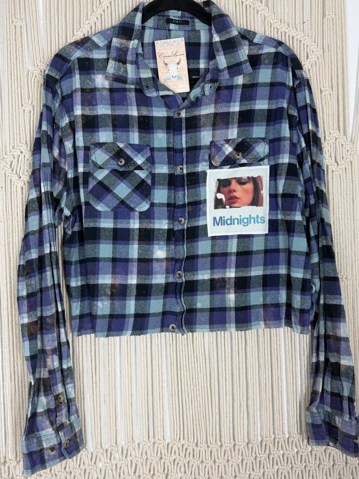 After Dark Crop Flannel - Xlarge