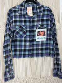 After Dark Crop Flannel - Xlarge