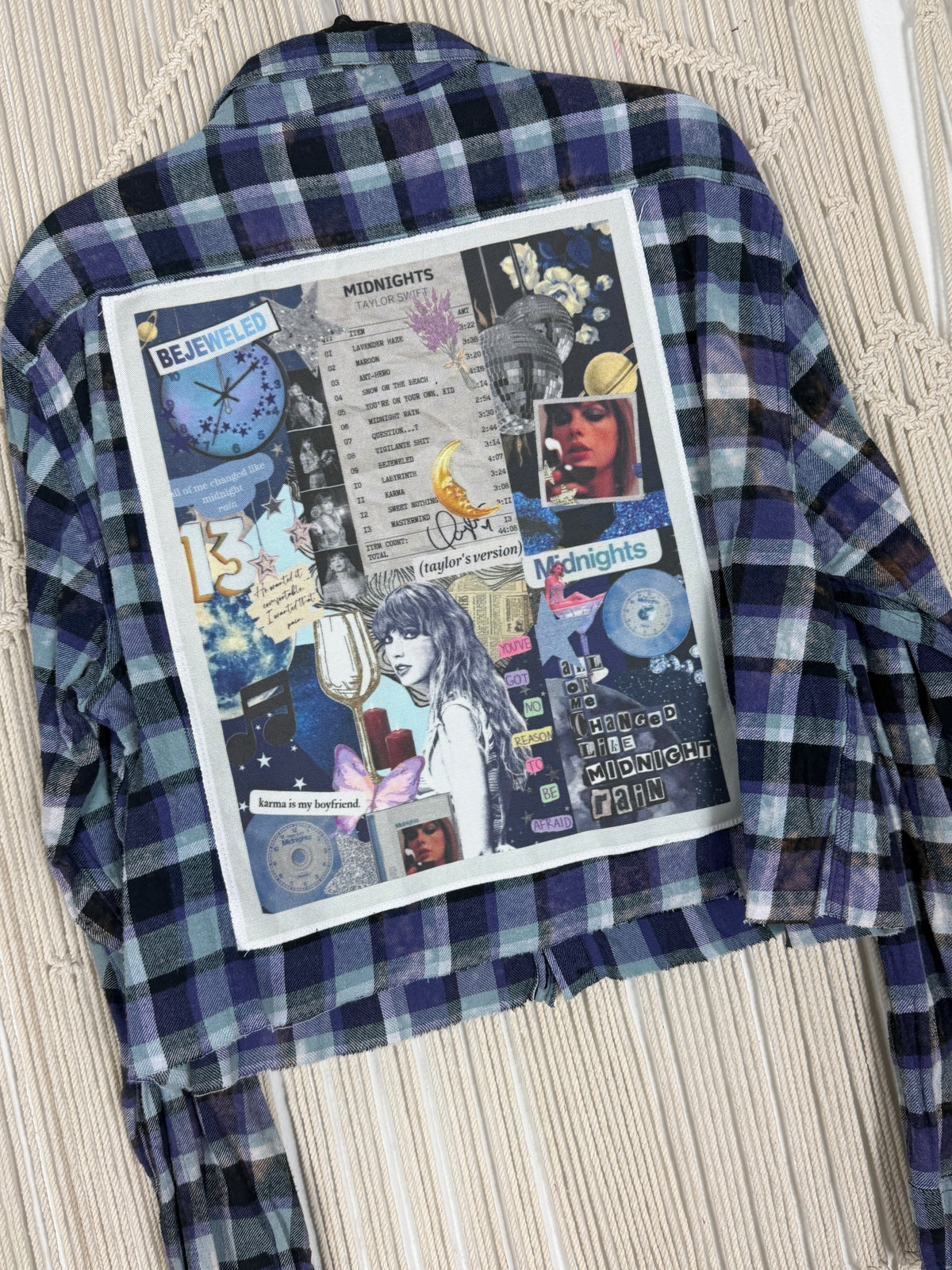 After Dark Crop Flannel - Xlarge