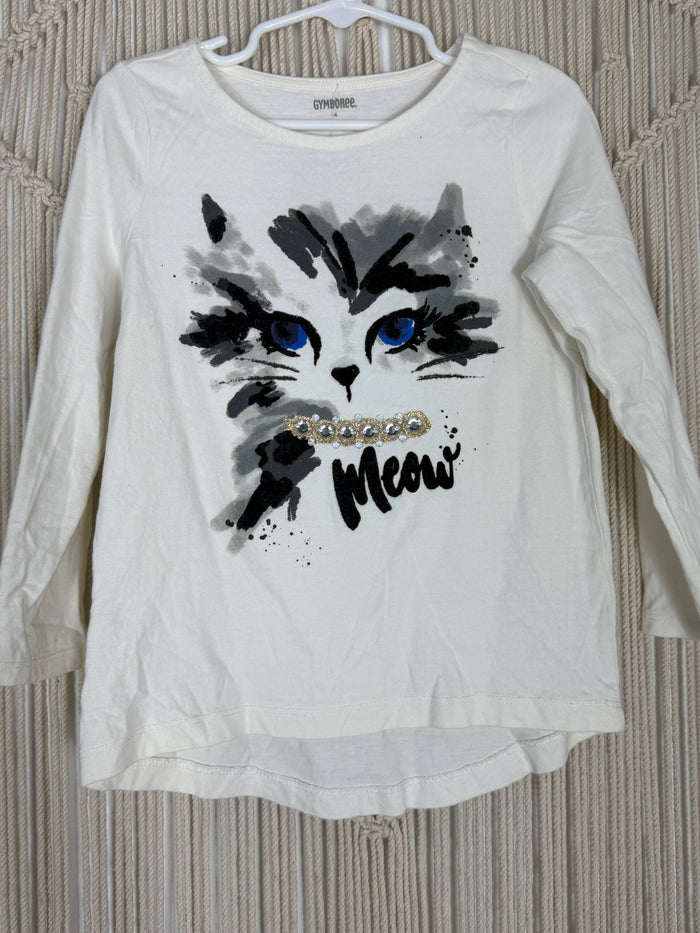 After Dark Karma Cat Top - kids 4T