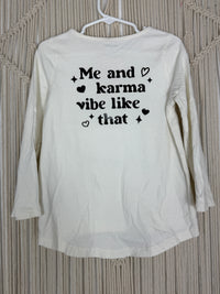 After Dark Karma Cat Top - kids 4T