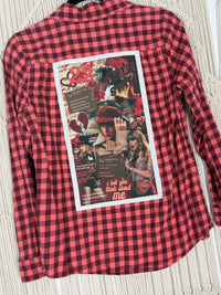 Scarlet Coral Flannel - Small