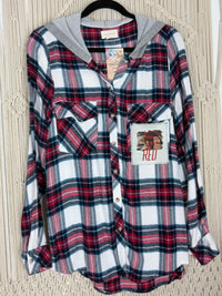 Scarlet Classic Hooded Flannel - Small