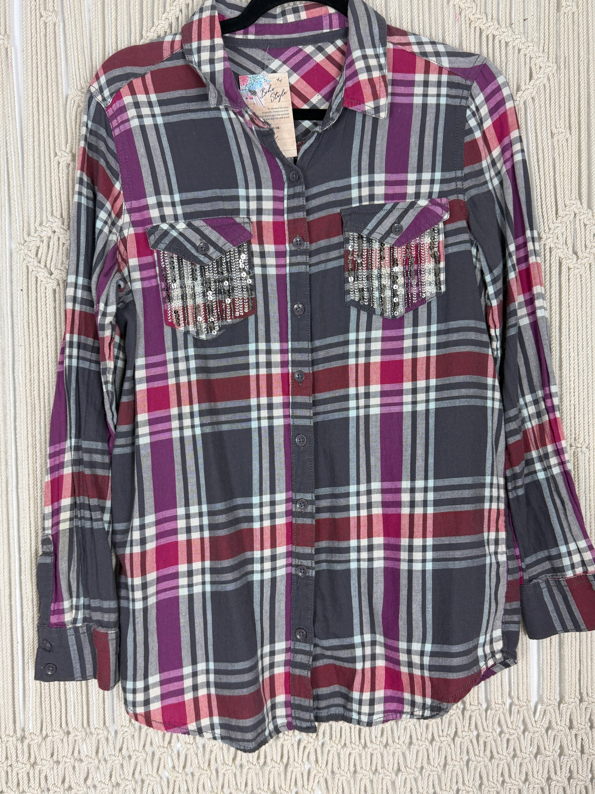 Scarlet Shine Flannel - Large
