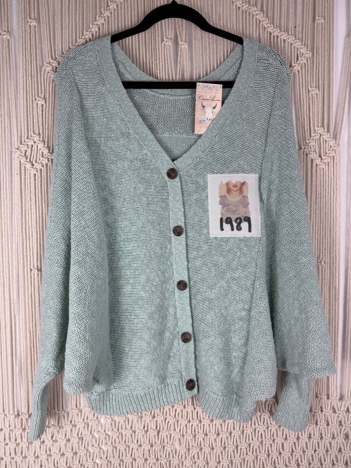 89 Faux Pullover Cardigan