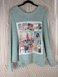 89 Faux Pullover Cardigan