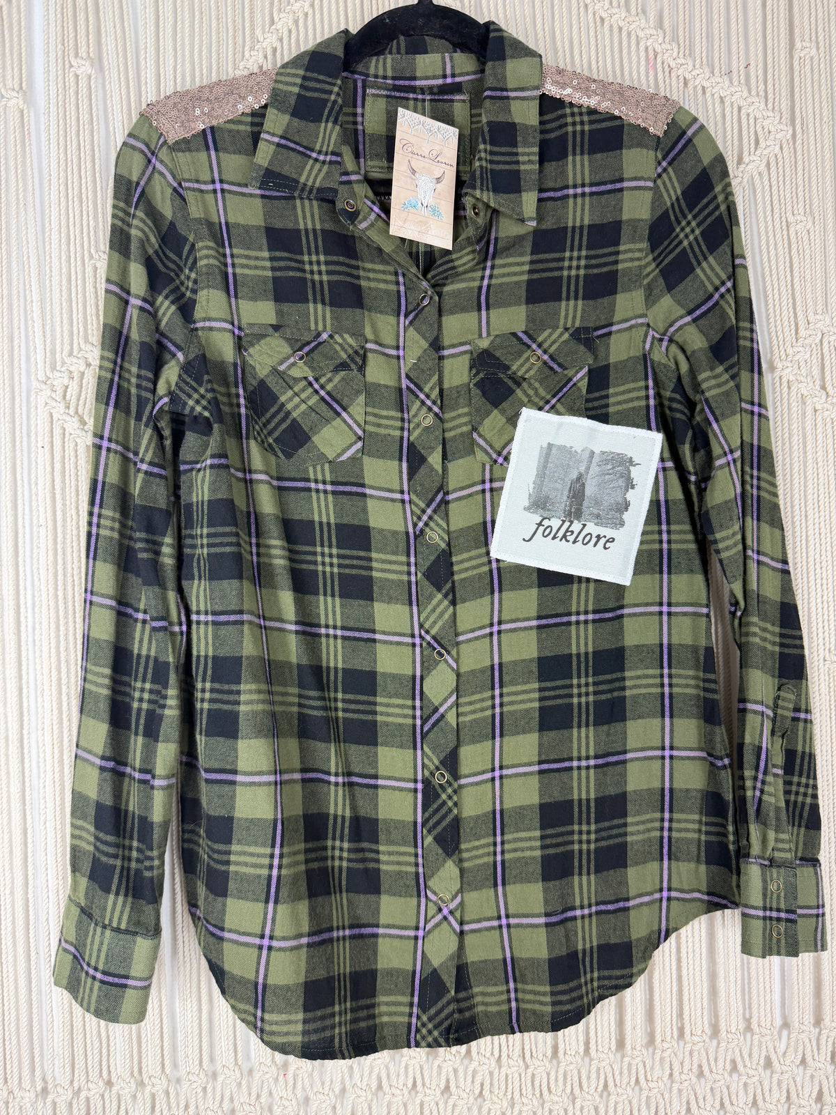 Folklore Sequin Flannel
