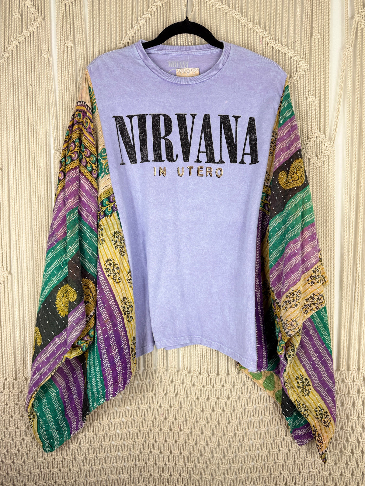 Nirvana Lilac Kantha Tee