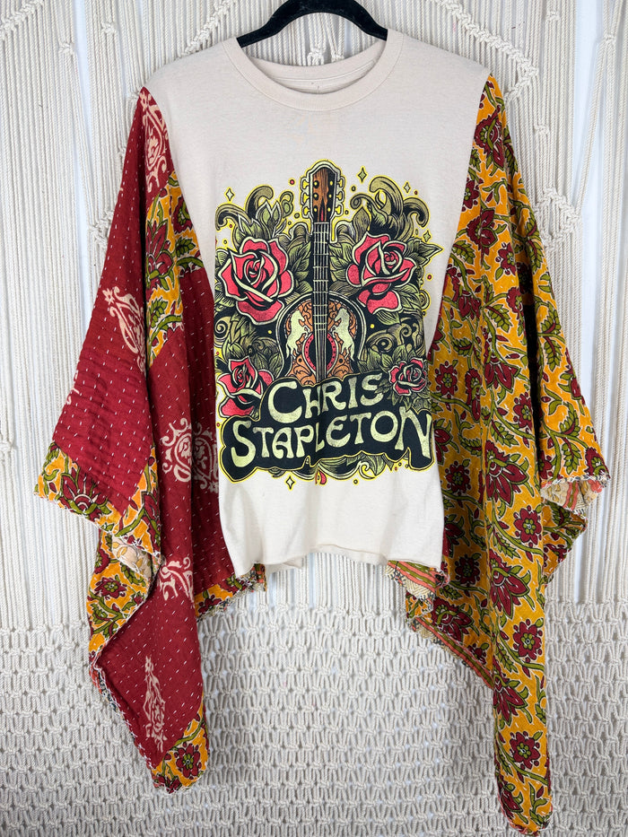 Chris Stapleton Indigo Kantha Tee