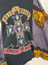 Guns and Roses Kantha Tee