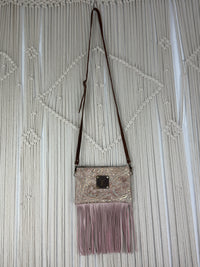 LV Lux Rodeo Fringed Crossbody - Blush Metallic