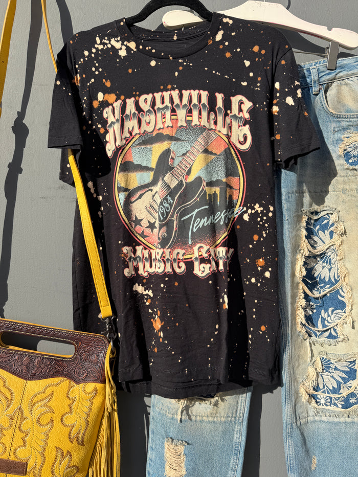 Nashville Distressed Tee