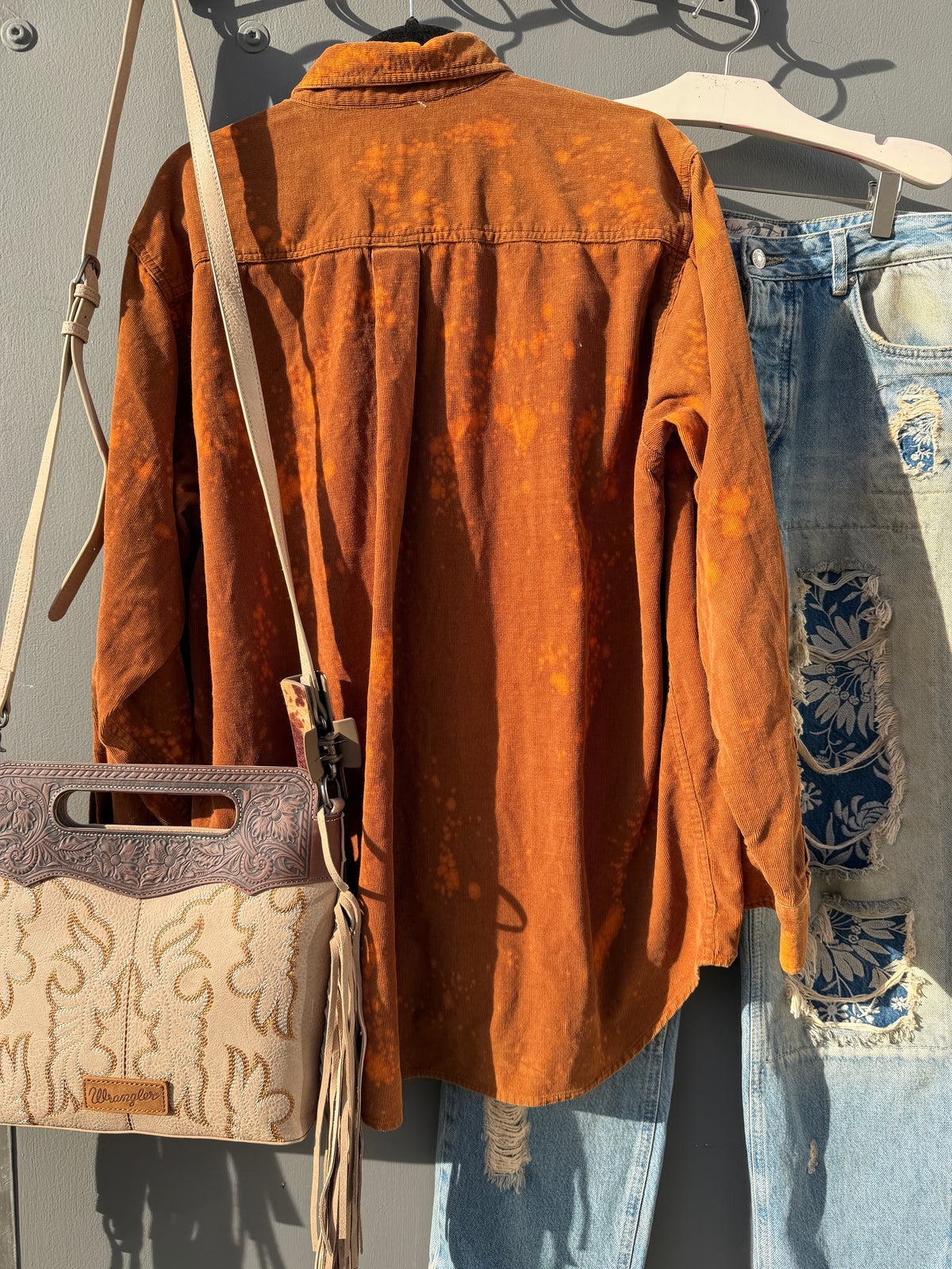 Bleached Corduroy Shirt