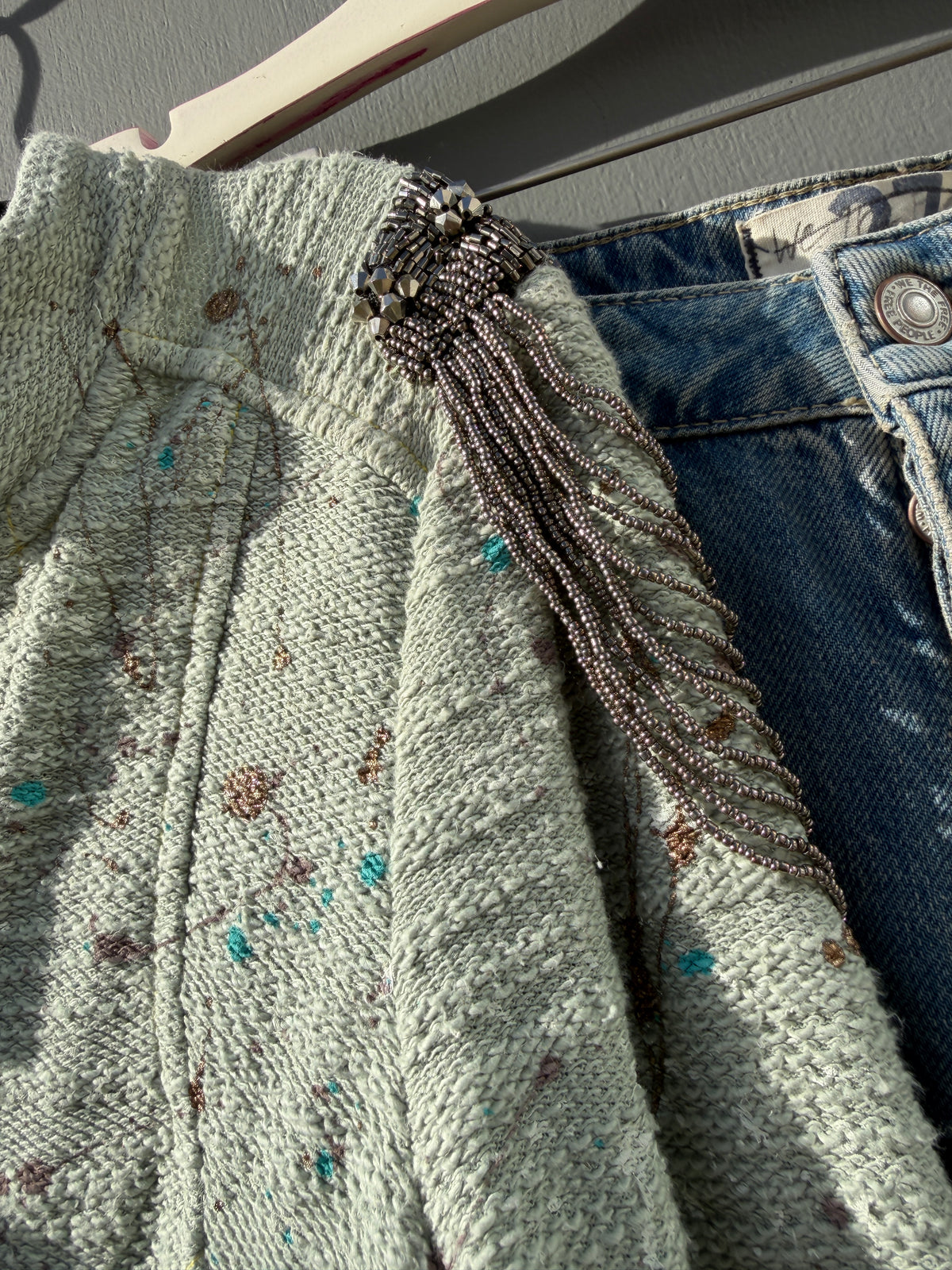 Dreamy Aratta Artisan Military Jacket - Gun Metal