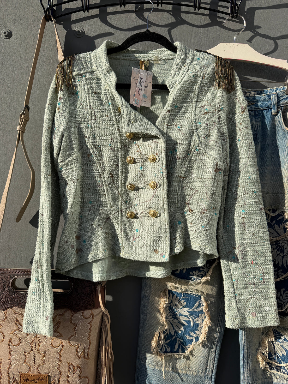 Dreamy Aratta Artisan Military Jacket - Bronze