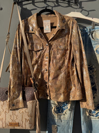 Golden Metallic Tiger Jacket