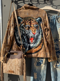 Golden Metallic Tiger Jacket