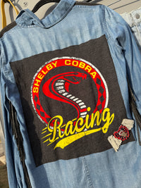 Shelby Cobra Racing Fringed Chambray Shirt