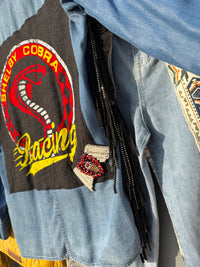 Shelby Cobra Racing Fringed Chambray Shirt