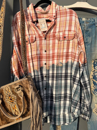 American Made Ombre Flannel Shirt