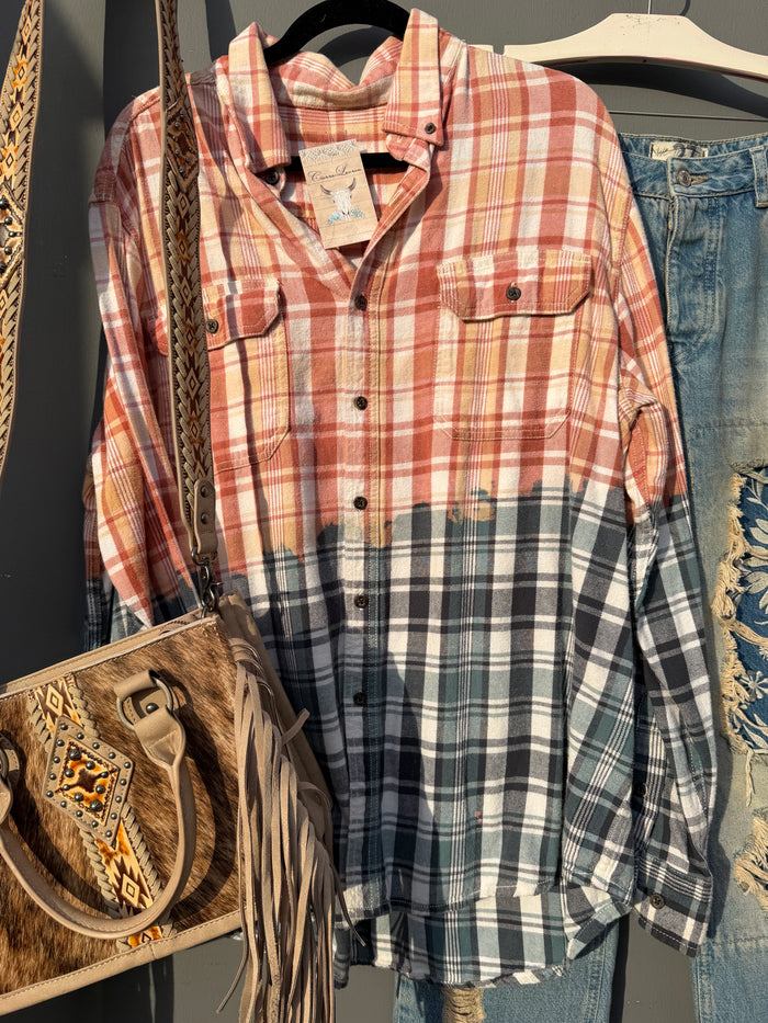 American Made Ombre Flannel Shirt