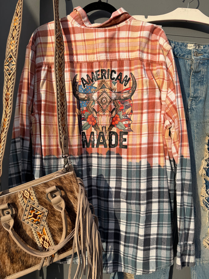 American Made Ombre Flannel Shirt