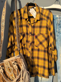 Heart Like A Truck Flannel Shirt