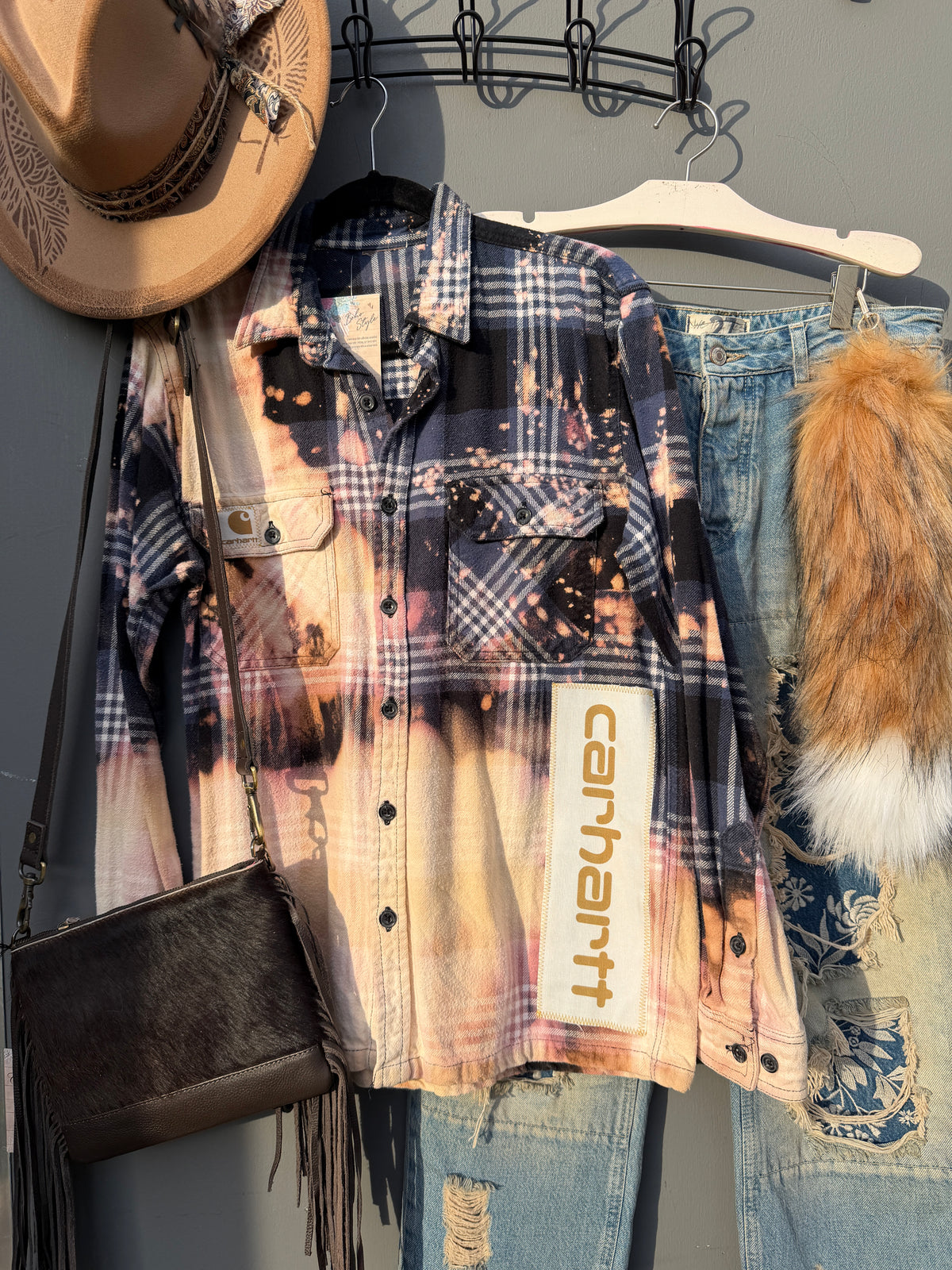 Carhart Midnight Blue Flannel