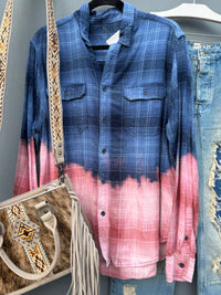Beer Latte Ombre Flannel