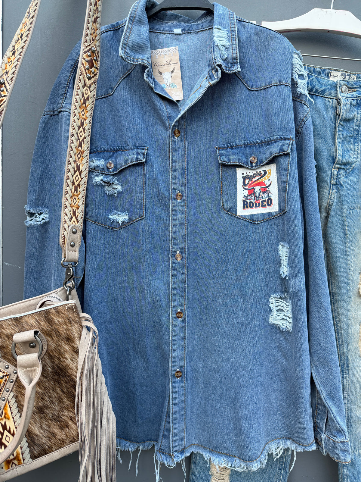 Rodeo Denim Western Shirt