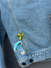 Pastel Mushroom Hippie Jacket