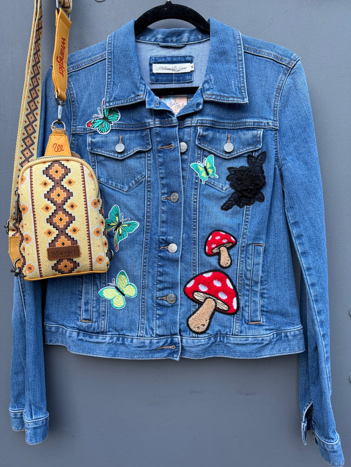 Mushroom Butterfly Hippie Jacket