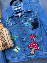 Mushroom Butterfly Hippie Jacket