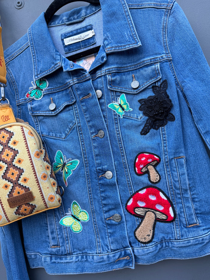 Mushroom Butterfly Hippie Jacket
