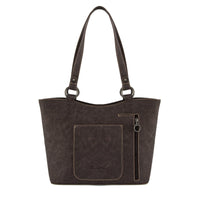 Montana West Fringe Collection Concealed Carry Tote - Brown